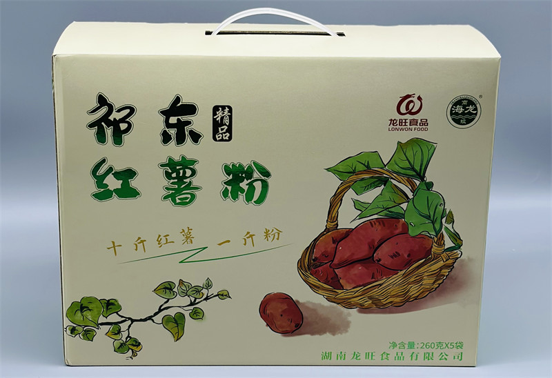 祁东红薯粉手提礼盒 祁东红薯粉手提礼盒